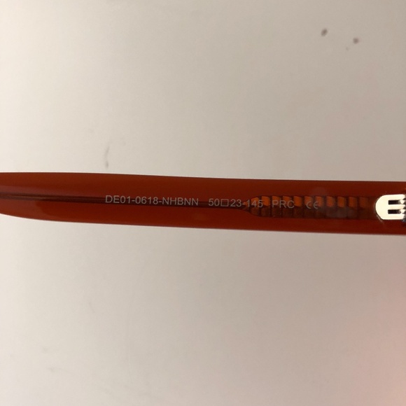 NWT Diff Eyewear Women's Sunglasses Brown/Red/Orange DE01-0618-NHBNN - Picture 4 of 5